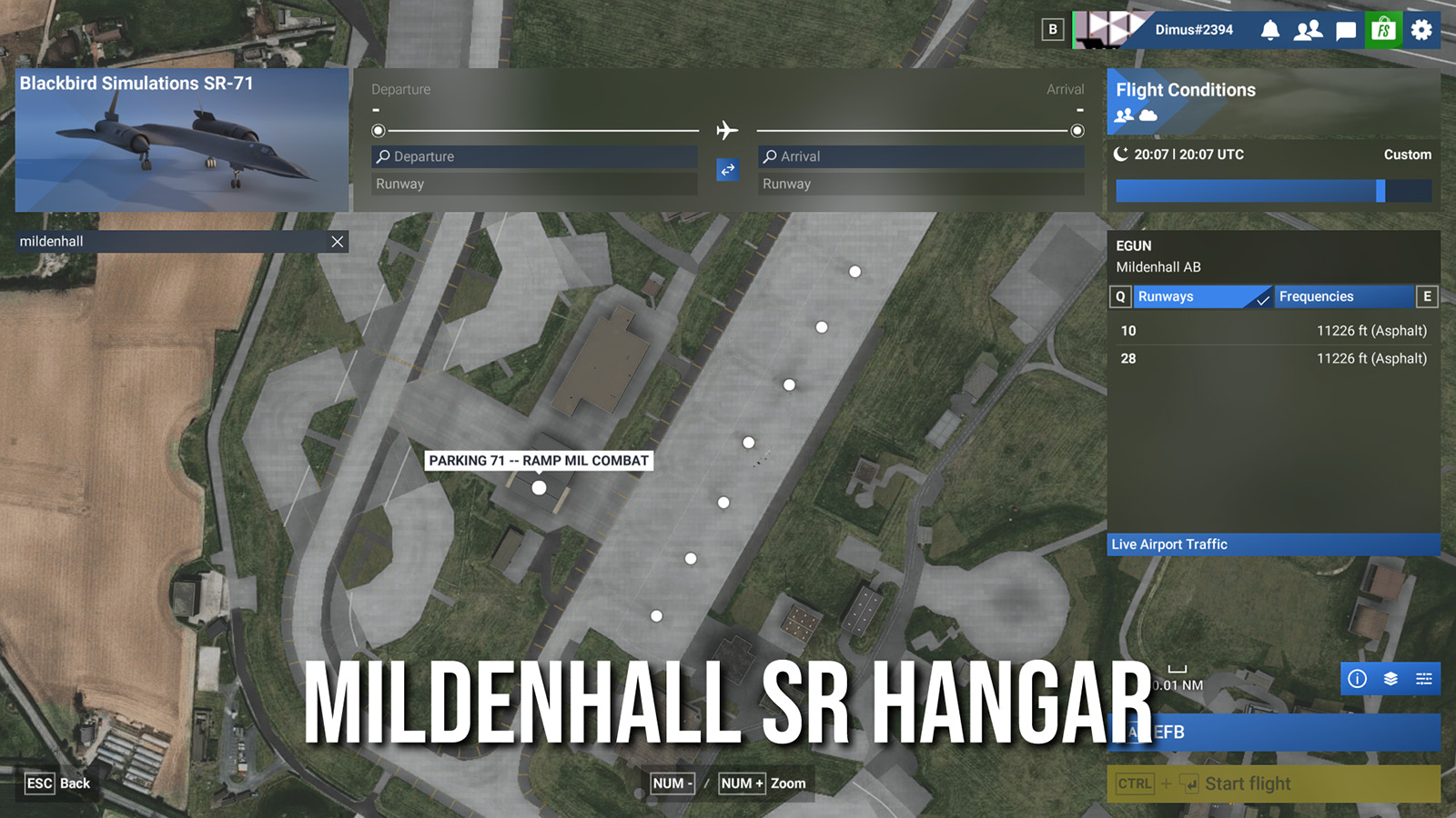 SR-71A Blackbird hangars