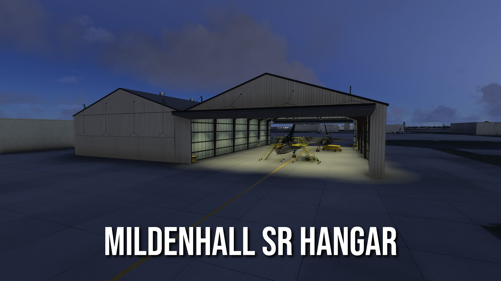 SR-71A Blackbird hangars